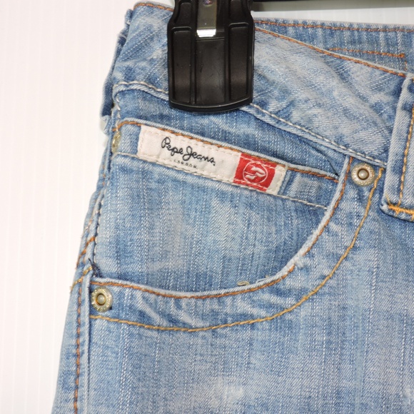PEPE JEANS LONDON 73 Light Wash Distressed - Picture 5 of 8
